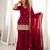 Women's Beautiful Embroidery Work Crunchy Silk Fabric Straight Kurta Pant and Dupatta Set