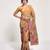 georgette chiku designer thread sequance embroidery work saree