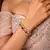 Emerald Green CZ Kundan Style Gold Plated Bridal Bracelet, Indian Wedding Jewelry