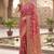 Royal magenta banarasi silk blend saree