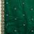Darkgreen satin embroidery sequence work saree with unstitch blouse piece for women