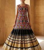Black Thread Navratri Lehenga Choli