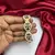 Emerald Green Kundan Bracelet, Pearl Beaded Gold Indian Bridal Wedding Jewelry