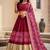 Dark Pink Navratri Lehenga Choli With Dupatta