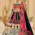 White Real Mirror Navratri Lehenga Choli With Dupatta