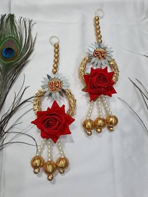 handmade subh labh door hanginghanging for home decoration (pack of 4) 3