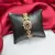 Ruby Kundan Bracelet, Gold Tone Polki Style Hand Jewelry