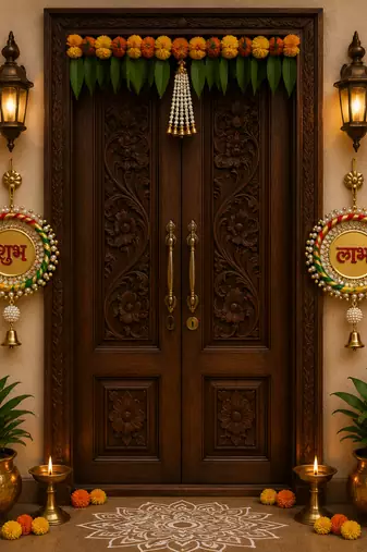 handmade multicolour moti chudi jali plate decorationjali plate hanging for diwali decoration (pack of 2)