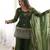 Women's Gorgeous Embroidery Work Crunchy Silk Fabric Straight Kurta Pant and Dupatta Set