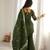 Women's Gorgeous Embroidery Work Crunchy Silk Fabric Straight Kurta Pant and Dupatta Set