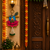 handmade multicolour krishna ji hanging shubh-labh hanging lotus decoration toran for home decor (pack of 2)