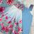  Printed Work Organza Silk Fabric Flared Anarkali Pant and Dupatta Set
