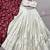 women off white monga silk plain lehenga choli with embroidered blouse and printed dupatta - free size