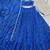 women royal blue bandhej printed georgette lehenga choli with dupatta - free size