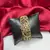 Vintage Floral CZ Bridal Cuff Bracelet, Antique Gold Art Deco Bangle