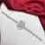 Floral Cubic Zirconia Bracelet, Silver Tone Statement Wedding Jewelry