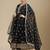 Black georgette readymade anarkali suit with embroidery & sequence work