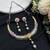 Dual Tone Hasli Necklace Set | Oxidized Silver Boho Collar Choker