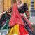 Women's 3-Piece Chaniya Choli Set with Dupatta  Free Size (upto 42)