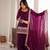 Women's Beautiful Embroidery Work Frendy Silk Fabric Straight Kurta Shalwar and Dupatta Set