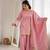 Women's Gorgeous Embroidery Work Roman Silk Fabric Straight Kurta Shalwar and Dupatta Set