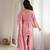 Women's Gorgeous Embroidery Work Roman Silk Fabric Straight Kurta Shalwar and Dupatta Set