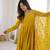  Solid Roman Chanderi Silk Fabric Flared Anarkali Pant and Dupatta Set