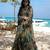 Multicolor floral printed georgette anarkali gown for women