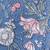 Blue cotton printed readymade blouse