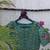 Green cotton printed readymade blouse