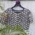 Grey cotton printed readymade blouse