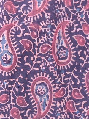 Lavender cotton printed readymade blouse 5