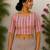 Multicolor cotton printed readymade blouse
