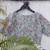 Sky blue cotton printed readymade blouse