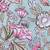 Sky blue cotton printed readymade blouse