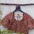 Brown cotton printed readymade blouse