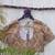 Cream cotton printed readymade blouse