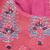 Pink cotton printed readymade blouse