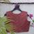 Brown cotton printed readymade blouse