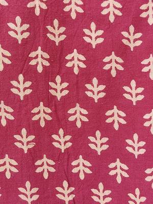 Maroon cotton printed readymade blouse 5