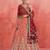 Orange Embroidered Designer Lehenga Choli with Dupatta