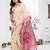 off white jacquard cotton blend saree with blouse 