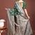 Dark green banarasi silk blend saree with silver zari buta work