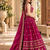 Art Silk Pink Embroidered Lehenga Choli with Dupatta For Women