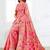 pink cotton blend floral printed saree
