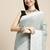 Grey handloom linen saree with floral woven border
