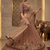 Designer Embroidered Brown Lehenga Choli with Dupatta