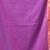 purple solid mulmul cotton blend saree with contrast border
