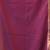 magenta solid mulmul cotton blend saree with contrast border
