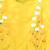yellow mulmul saree with painted floral motifs
